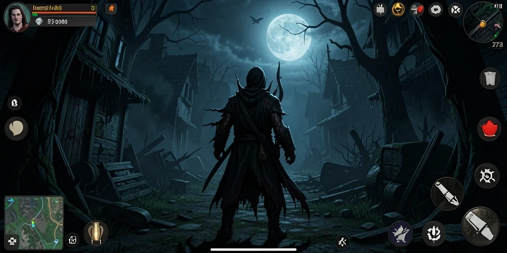 Screenshot utama 2739 menampilkan gameplay yang mencekam dan atmosfer Horror yang kuat.