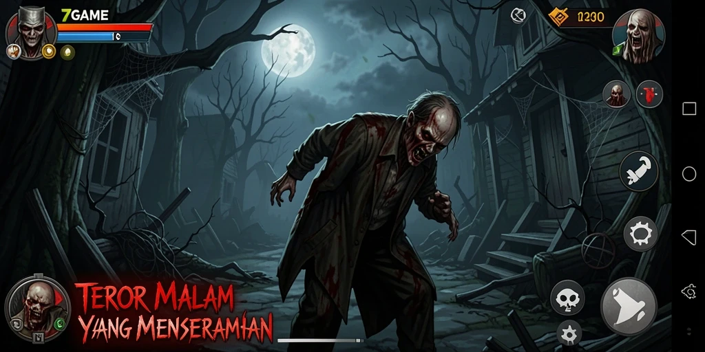 Gameplay menegangkan dalam suasana Horror yang mencekam.