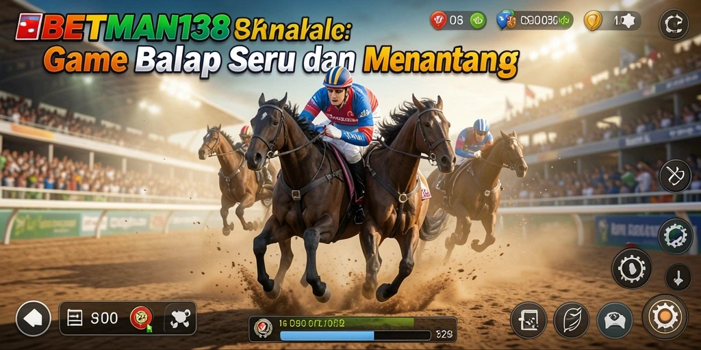 Tampilan gameplay <strong>BETMAN138</strong> yang mendebarkan saat balapan.