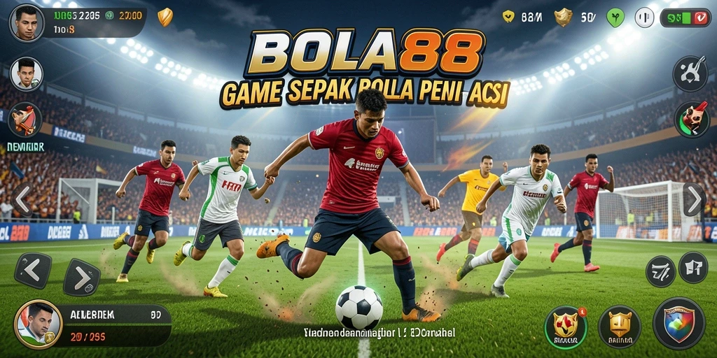Tampilan screenshot utama dari gameplay BOLA88 yang mengasyikkan.
