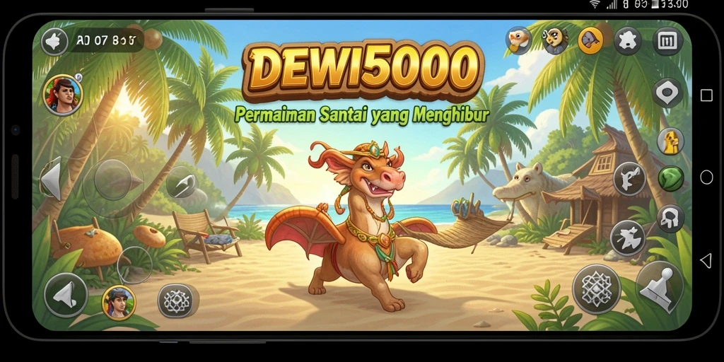 Tangkapan layar DEWI5000 menunjukkan momen menyenangkan saat bermain.