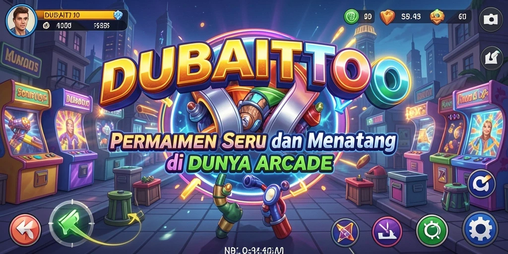 Tampilan gameplay seru di DUBAITOTO dengan karakter yang dinamis.