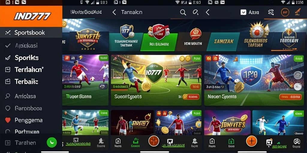 Tampilan gameplay Sportsbook yang menarik dan interaktif.