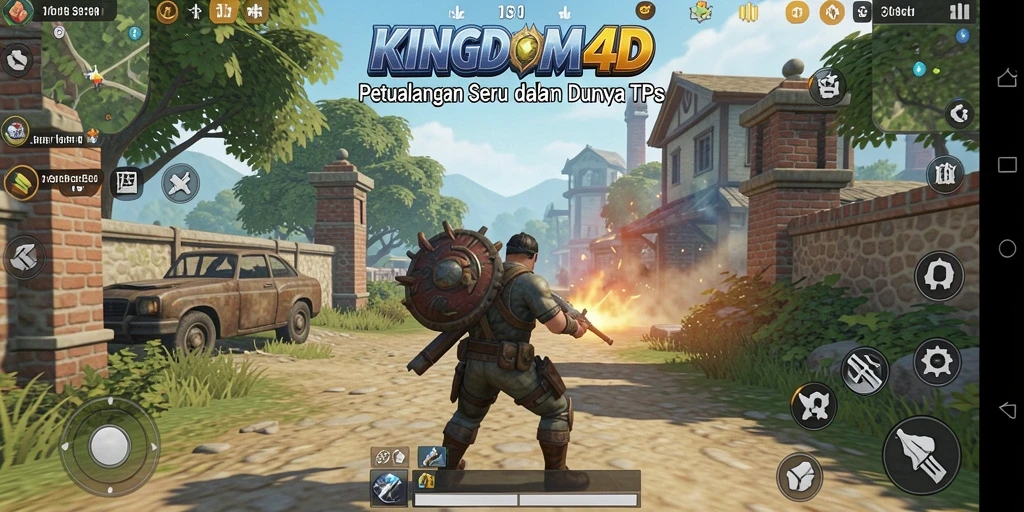 Tampilan gameplay KINGDOM4D yang dinamis dan menarik.