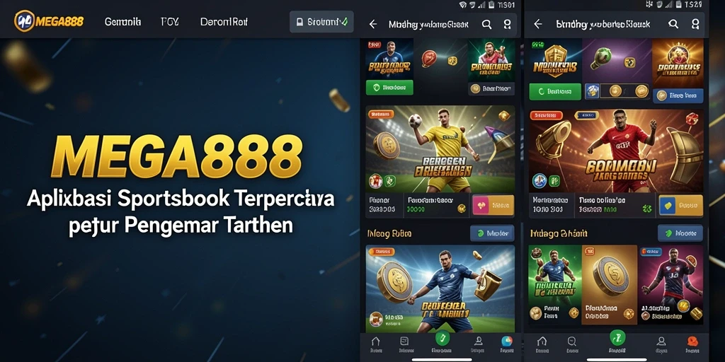 Tampilan gameplay menarik dari aplikasi Sportsbook MEGA888.
