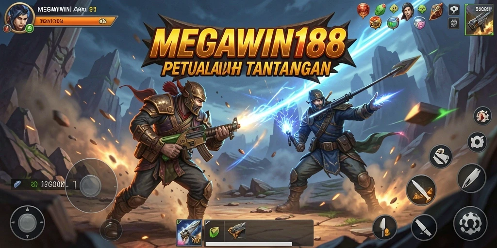 Tangkapan layar MEGAWIN188 menunjukkan pertempuran yang mendebarkan dengan grafis yang menawan.