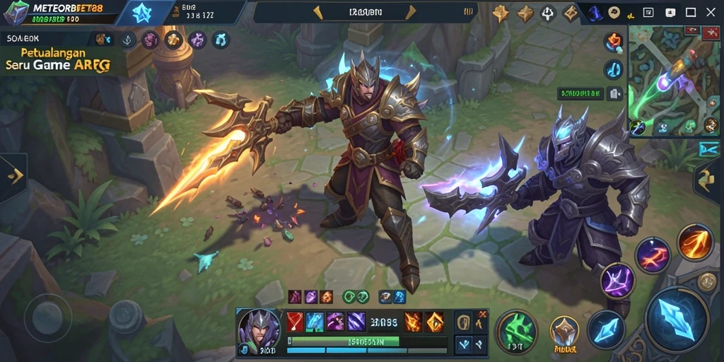 Tangkapan layar gameplay <strong>METEORBET88</strong> menampilkan aksi seru dan grafis yang mengesankan.