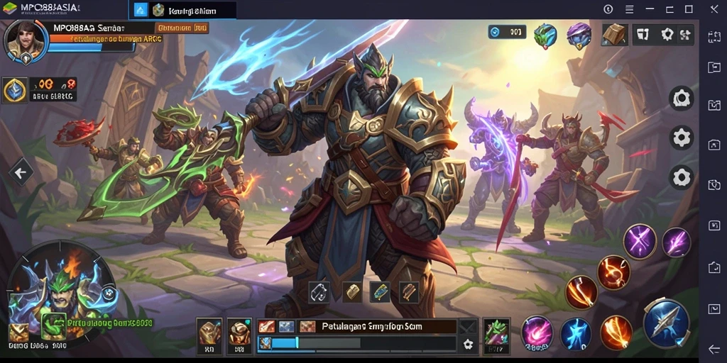 Gameplay seru dengan petualangan ARPG yang mendebarkan.