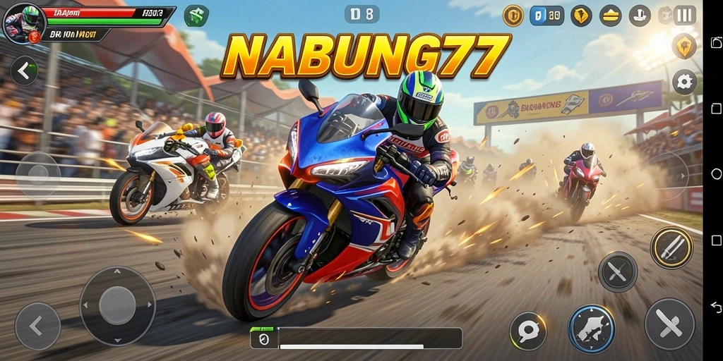 Gameplay NABUNG77 yang seru dan kompetitif.