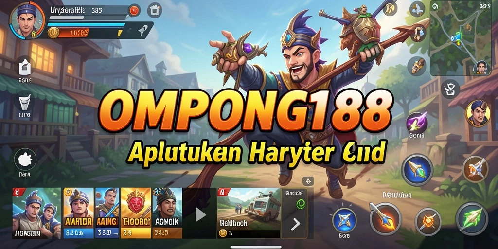 Tampilan antarmuka OMPONG188 yang intuitif dan user-friendly.