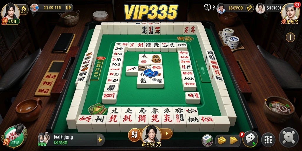 Tampilan gameplay VIP333 yang menarik dengan elemen Mahjong.