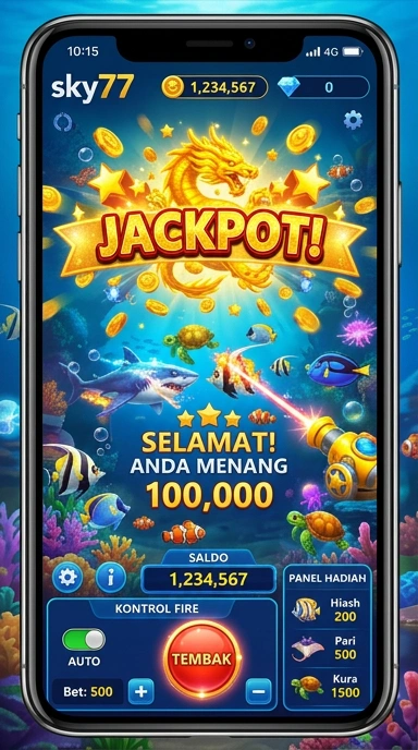 Screenshot berbagai aplikasi populer di sky77.